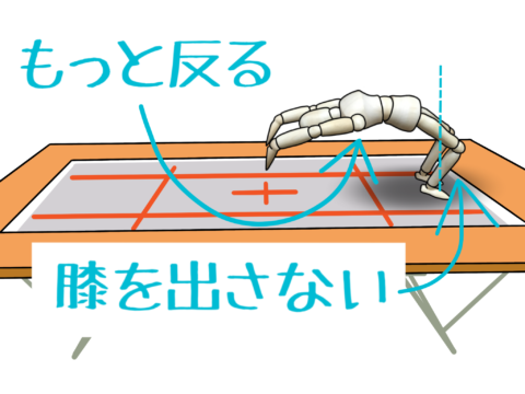 バク転が上手くいかない