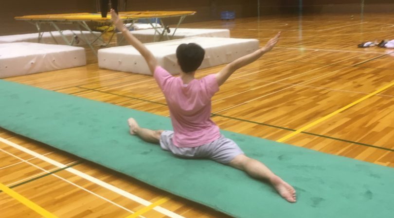 １８０°開脚