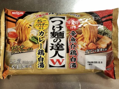 つけ麺の達人W_カレー鶏白湯_辛魚介鶏白湯