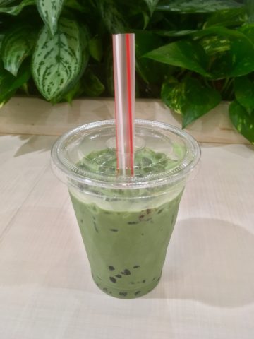 プレンティーズの抹茶タピオカ