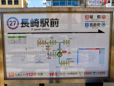 路面電車の時刻表・路線図