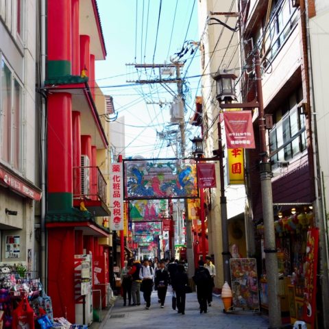 長崎の中華街の雰囲気