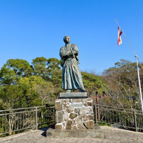 長崎の龍馬像