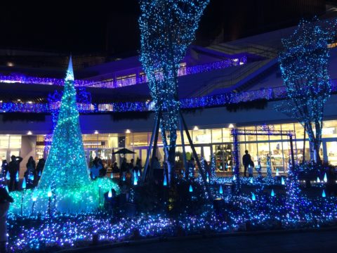 テラスモール湘南のイルミネーション2015年12月