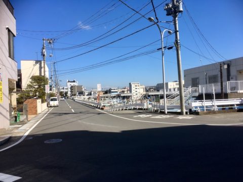 早川漁港へ_こっちの方向へ
