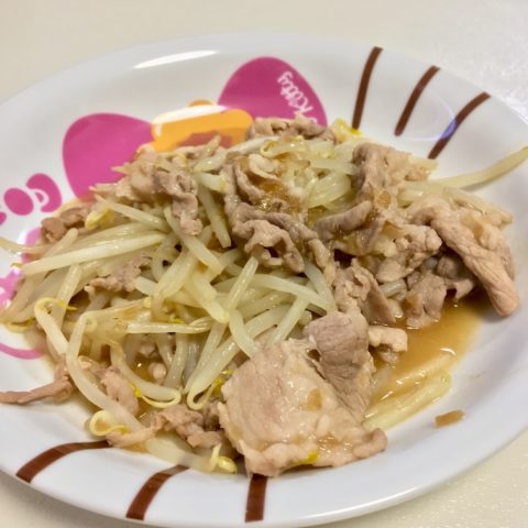 超生姜豚もやし炒め