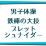 体操男子_鉄棒の手放し技_ブレッドシュナイダー_ミヤチ
